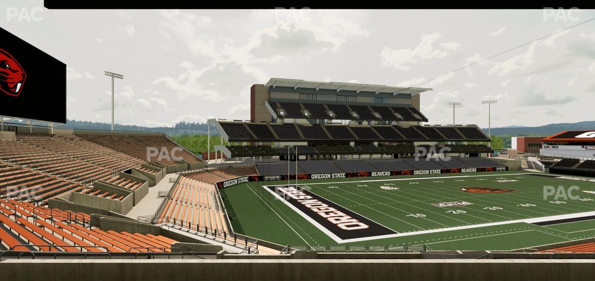 Reser Stadium - Section 121 Seat View