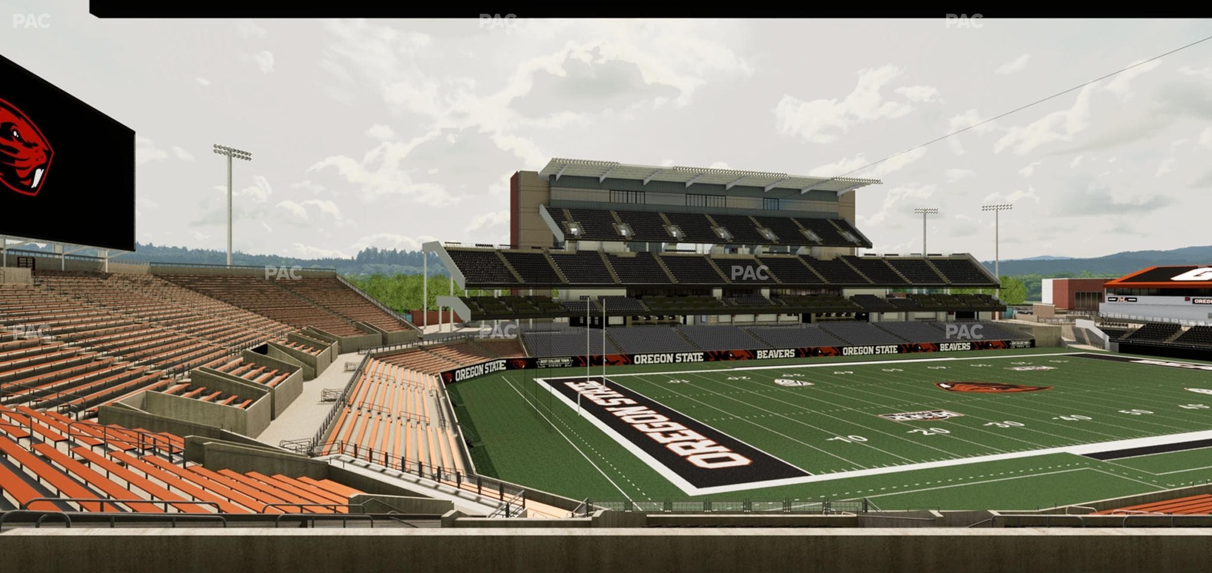 Reser Stadium - Section 121 Seat View