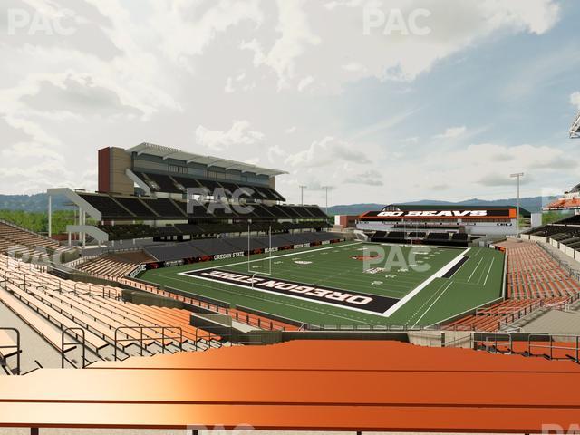 Reser Stadium - Section 122 Seat View
