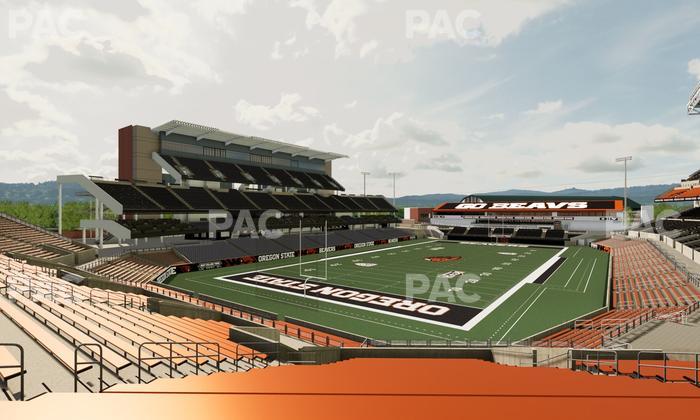 Reser Stadium - Section 122 Seat View