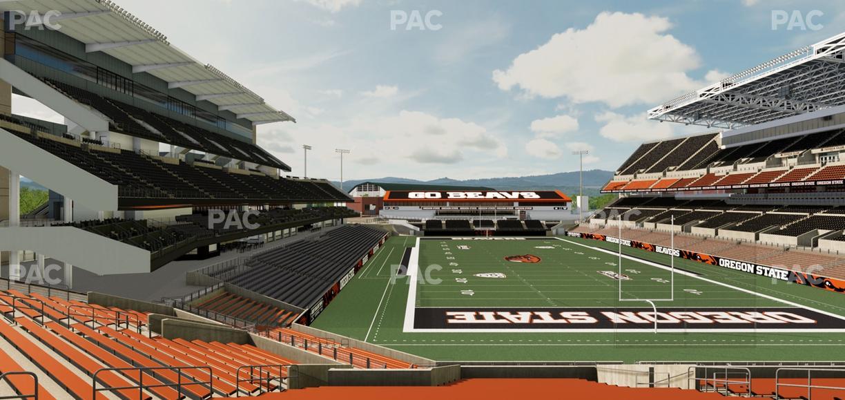 Reser Stadium - Section 125 Seat View