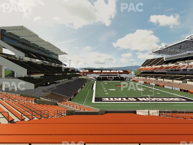 Reser Stadium - Section 125 Seat View