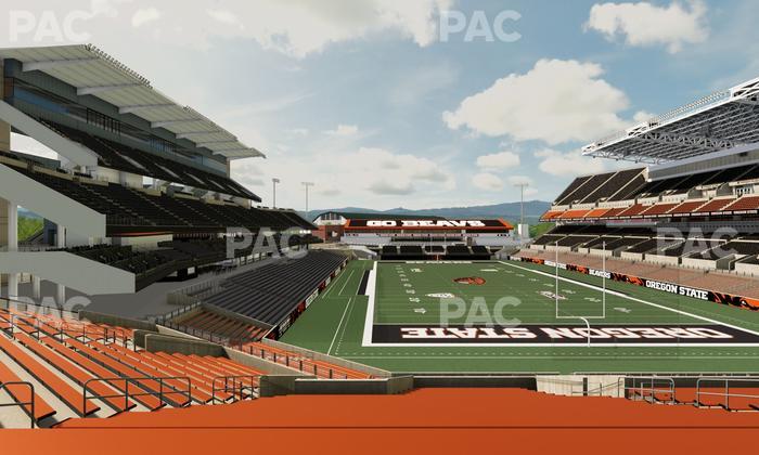Reser Stadium - Section 125 Seat View