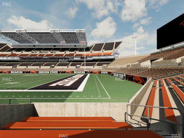 Reser Stadium - Section 127 Seat View