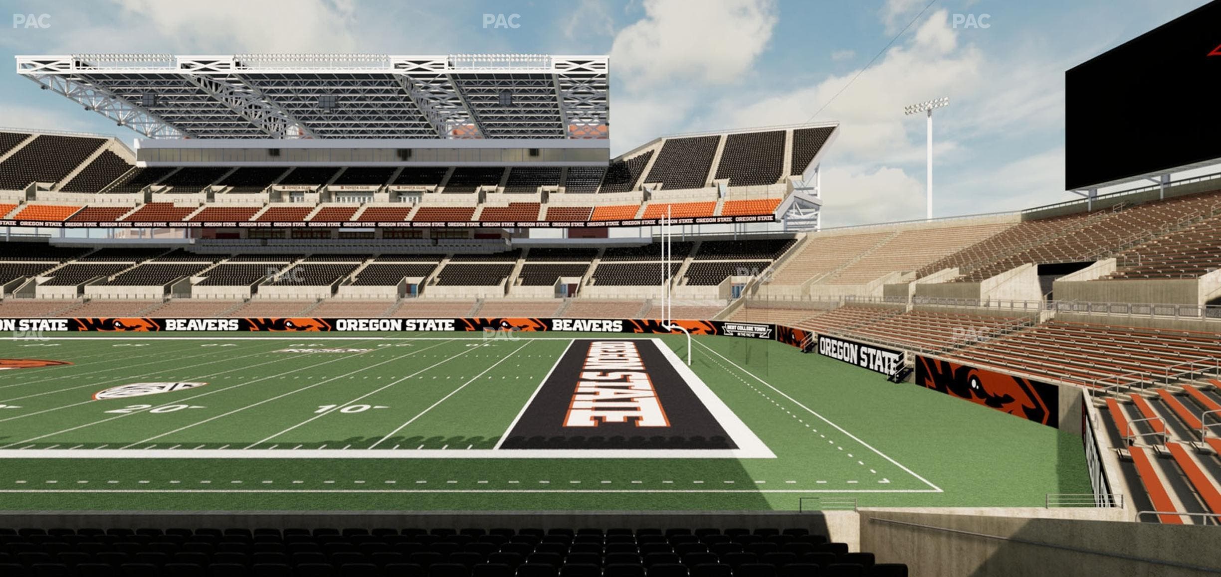 Reser Stadium - Section 128 Seat View