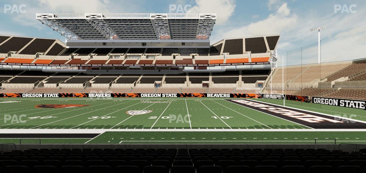 Reser Stadium - Section 129 Seat View