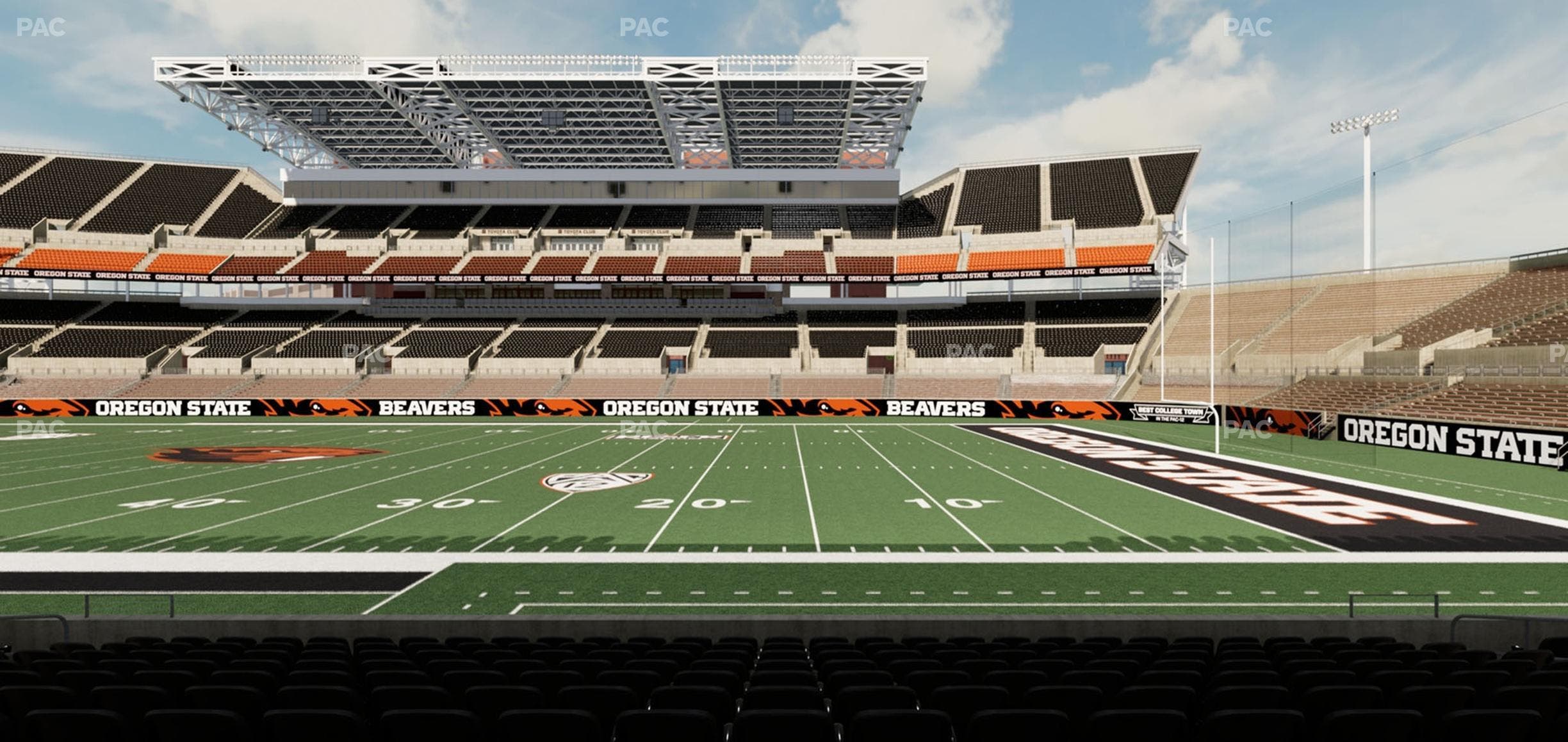 Reser Stadium - Section 129 Seat View