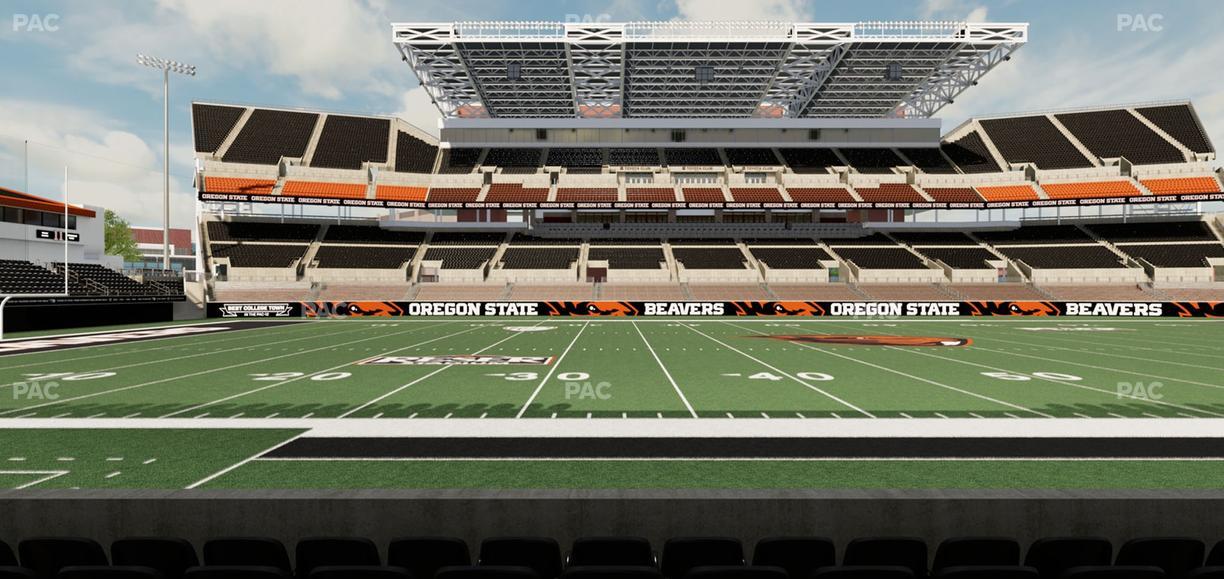 Reser Stadium - Section 132 Seat View