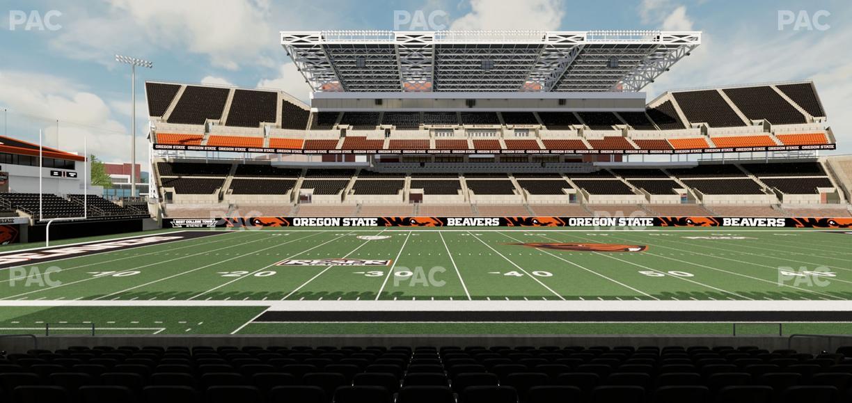 Reser Stadium - Section 132 Seat View