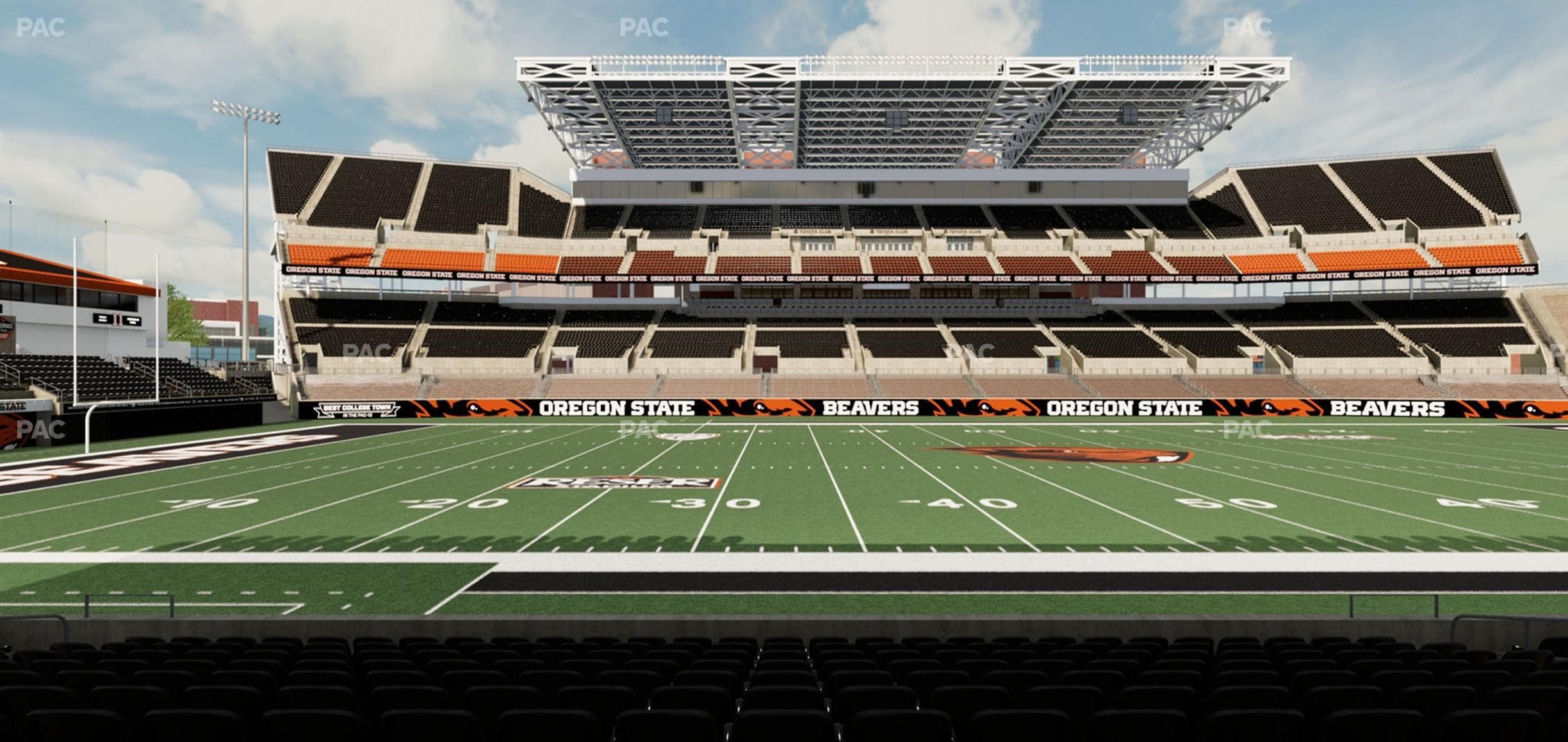 Reser Stadium - Section 132 Seat View