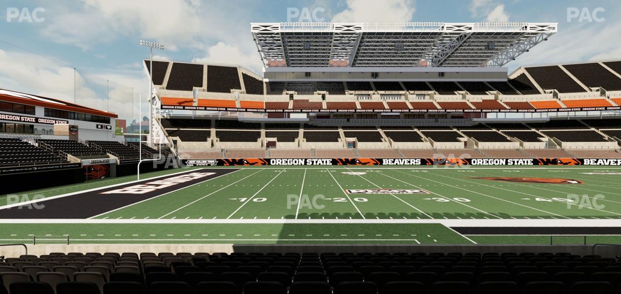 Reser Stadium - Section 133 Seat View
