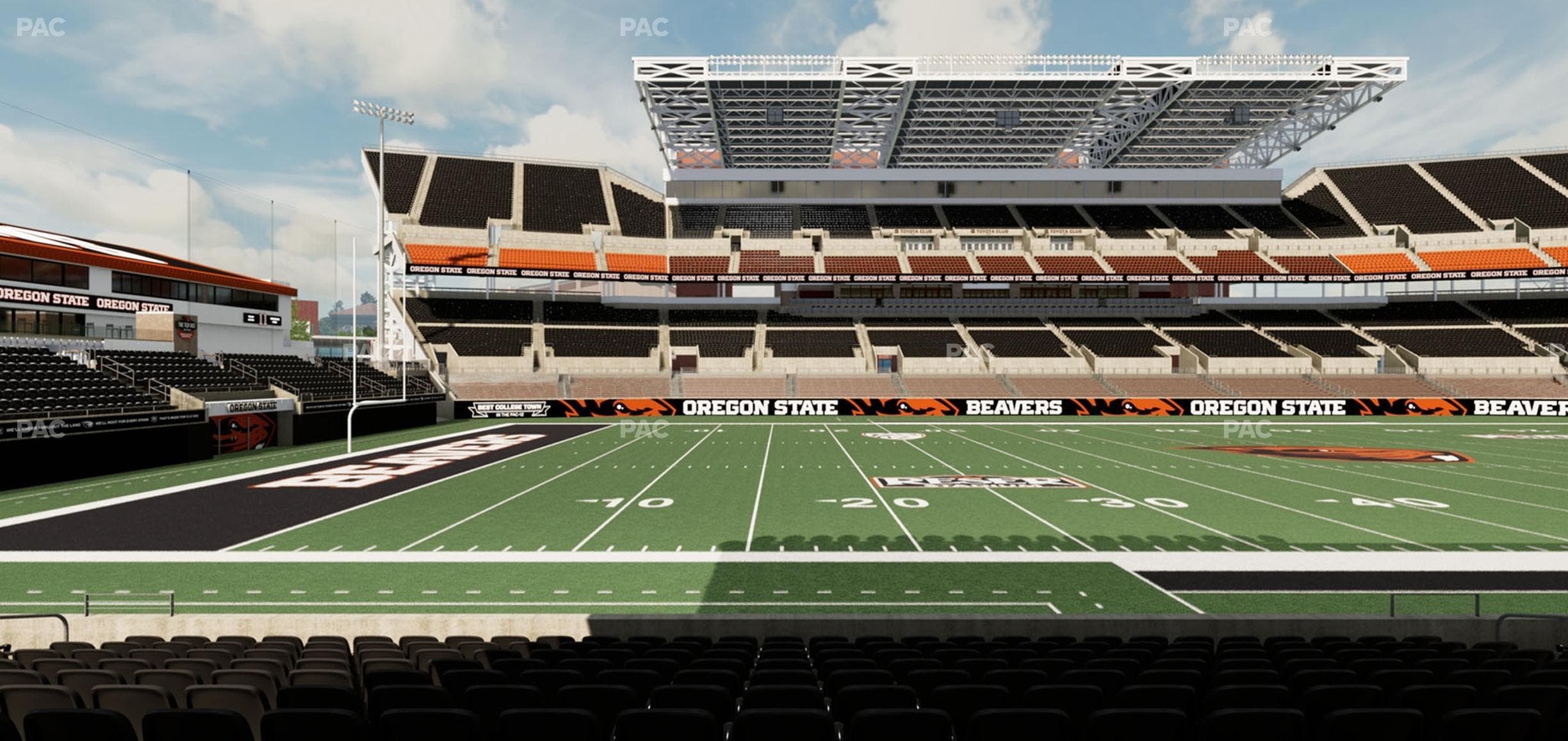 Reser Stadium - Section 133 Seat View
