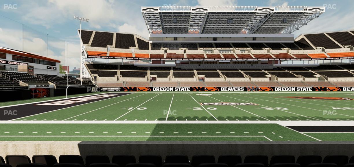 Reser Stadium - Section 133 Seat View
