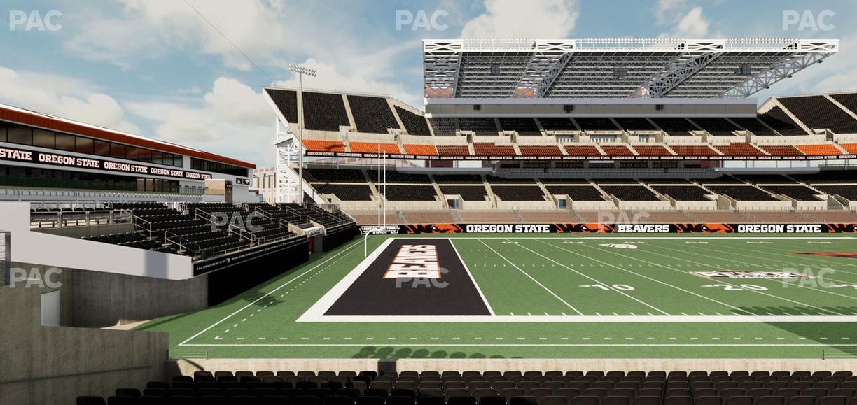 Reser Stadium - Section 134 Seat View