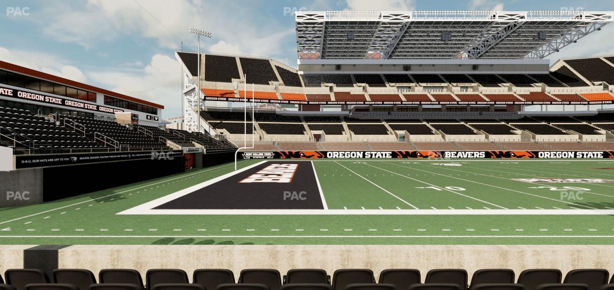 Reser Stadium - Section 134 Seat View