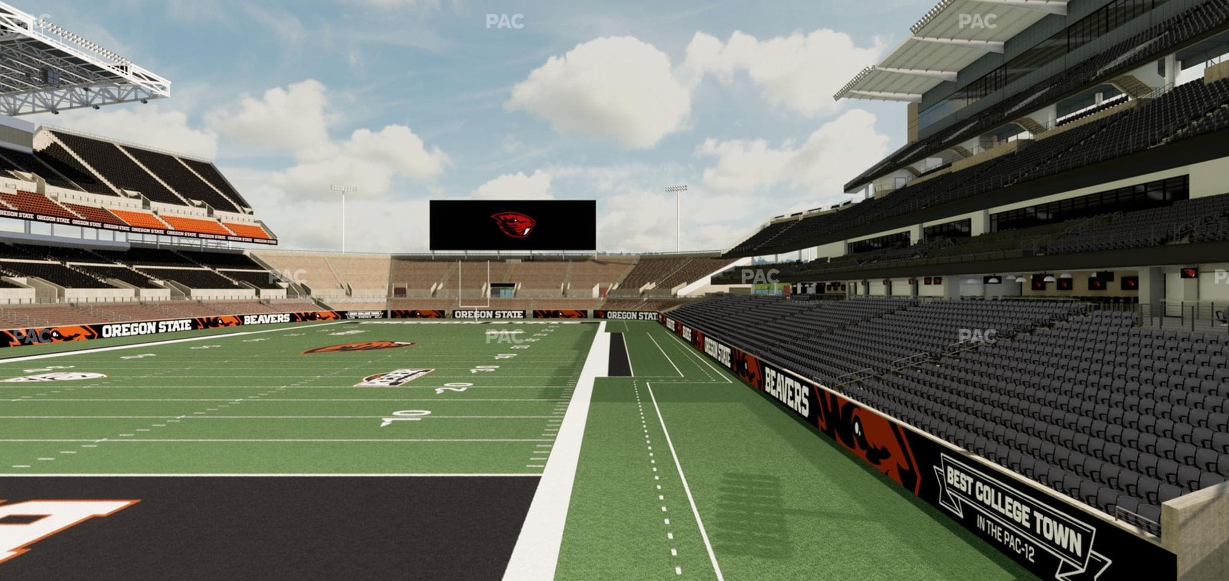 Reser Stadium - Section 135 Seat View
