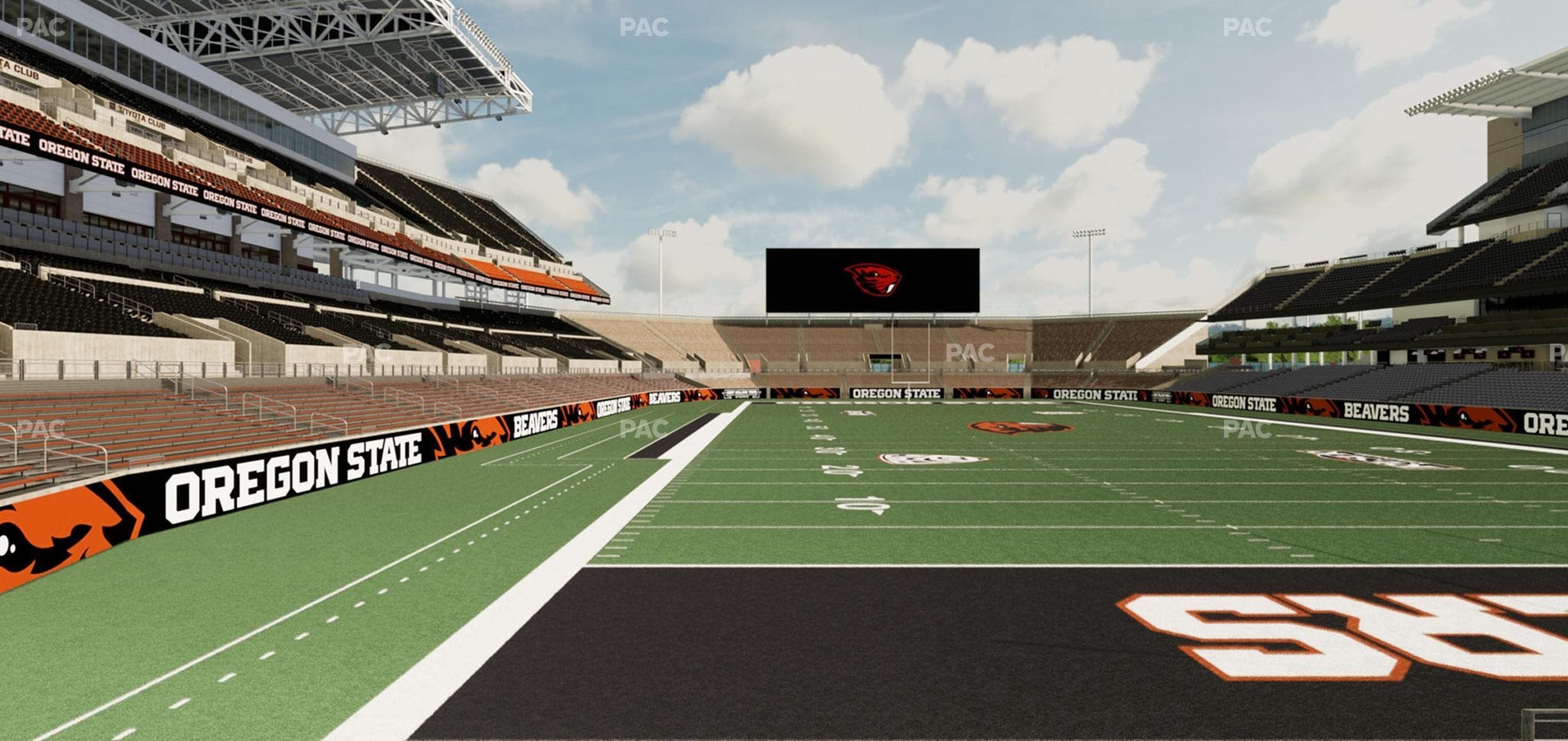 Reser Stadium - Section 140 Seat View