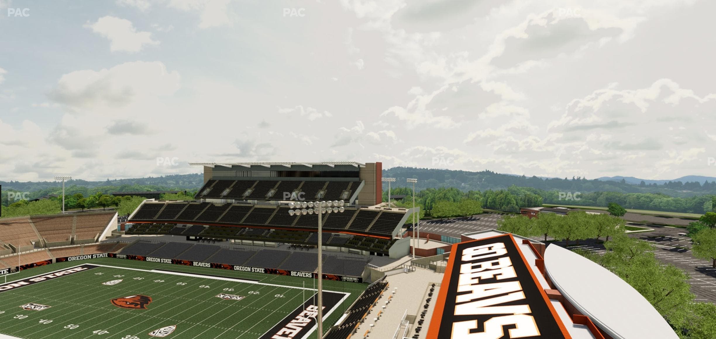 Reser Stadium - Section 211 Seat View