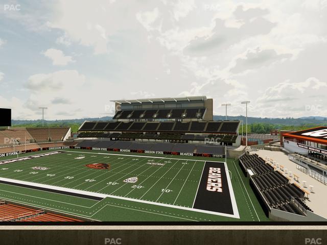 Reser Stadium - Section 214 Seat View
