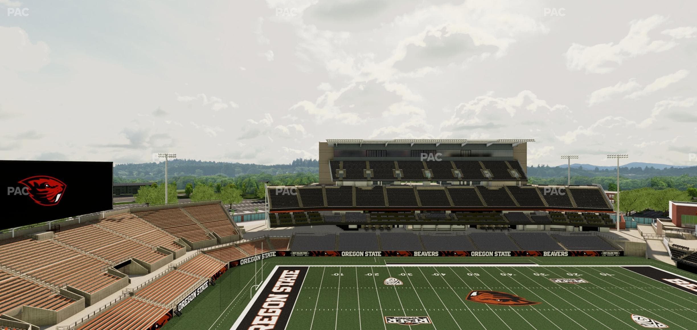 Reser Stadium - Section 222 Seat View