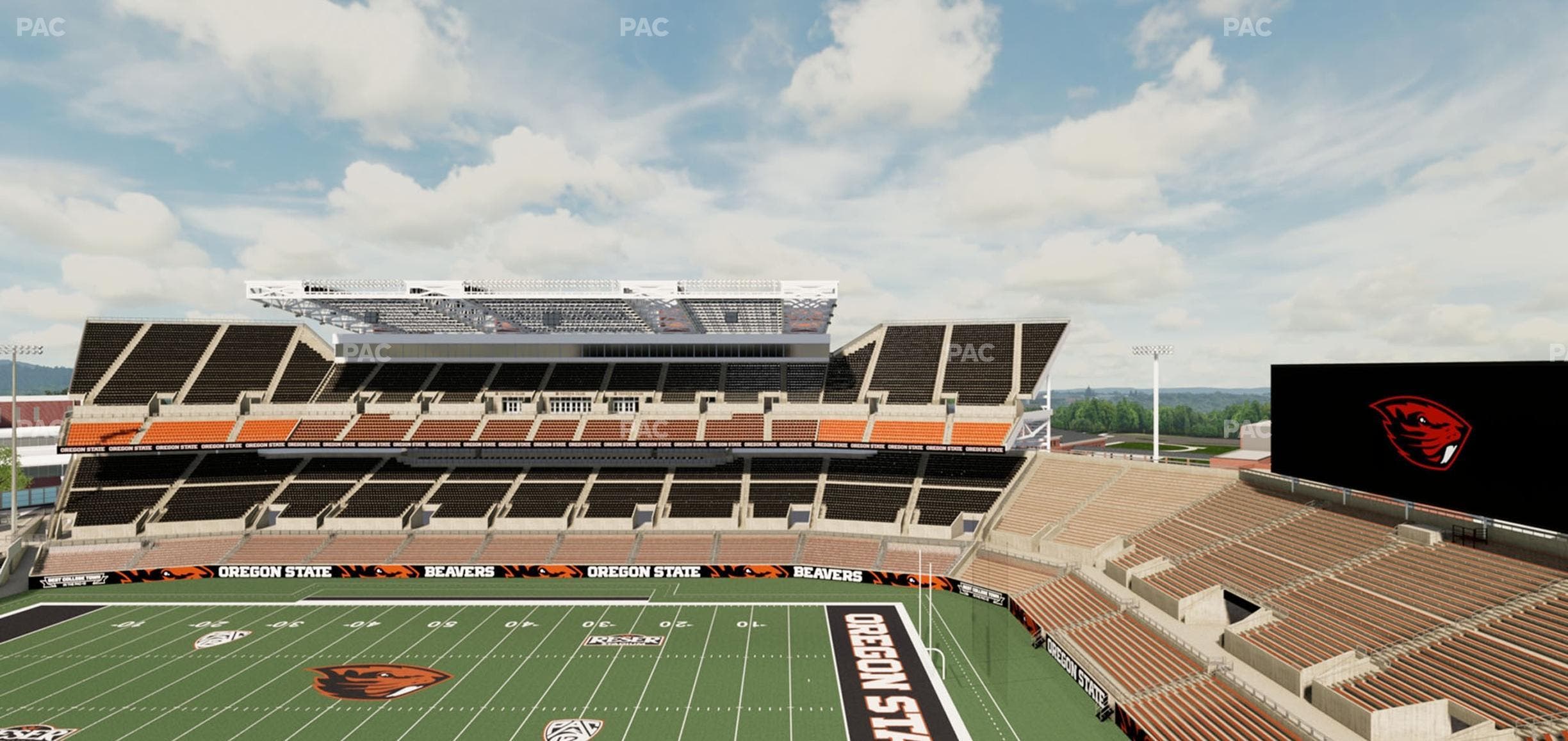 Reser Stadium - Section 329 Seat View
