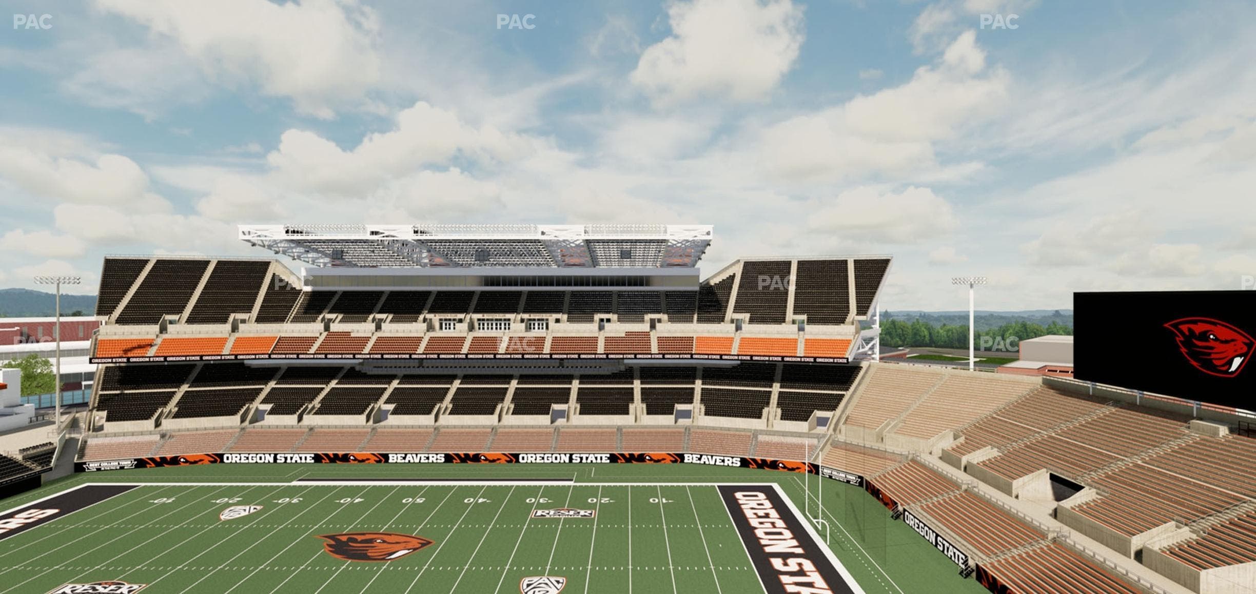 Reser Stadium - Section 329 Seat View