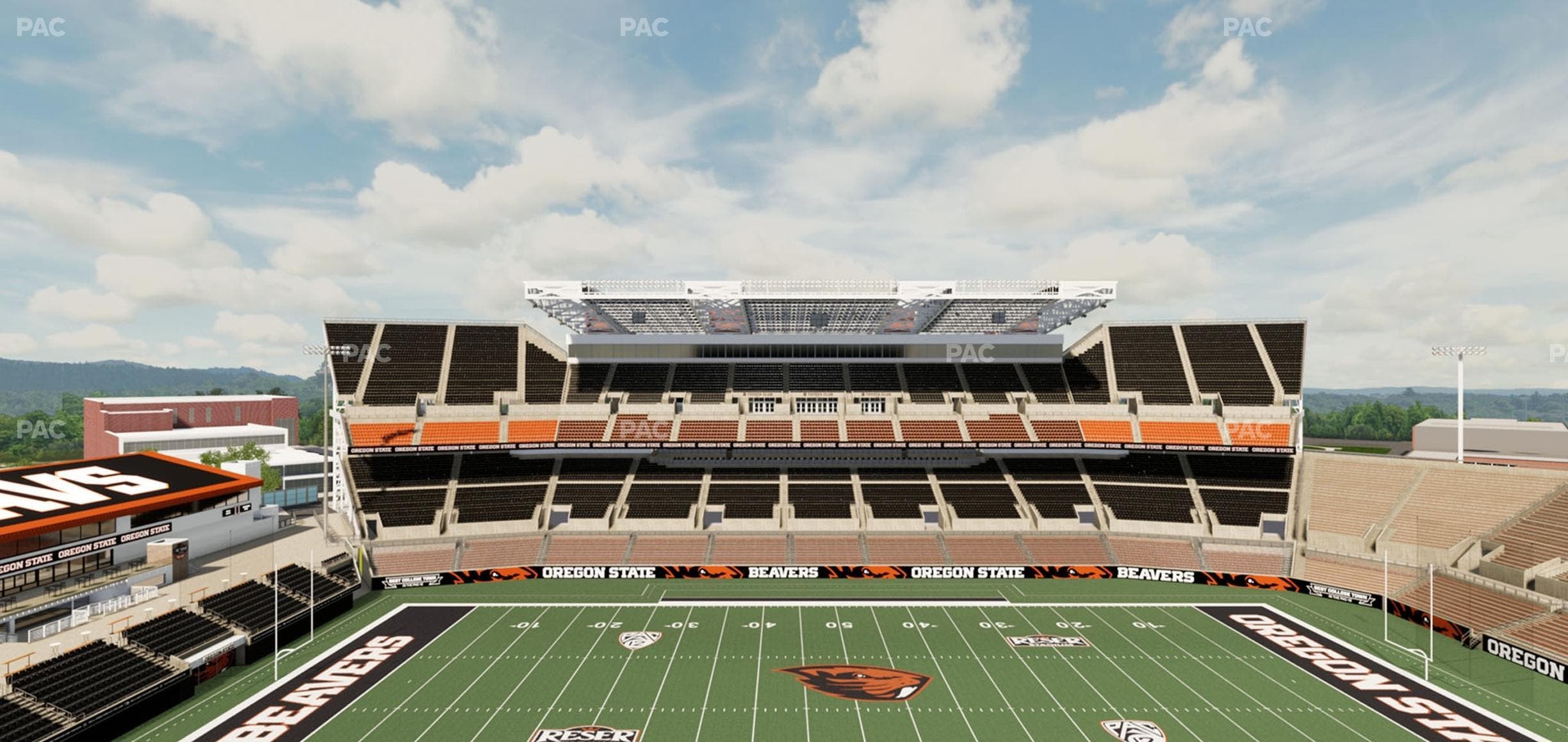 Reser Stadium - Section 332 Seat View
