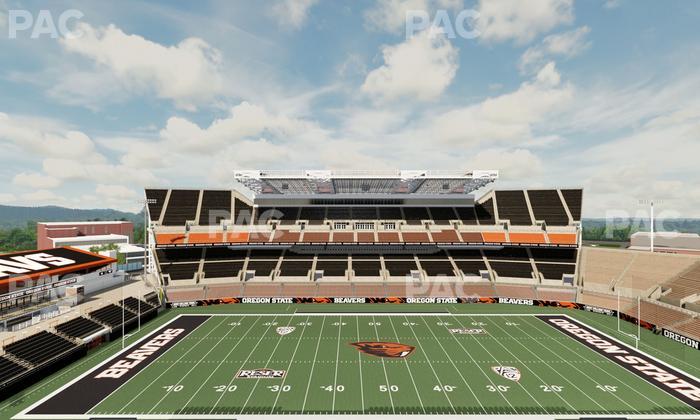 Reser Stadium - Section 332 Seat View