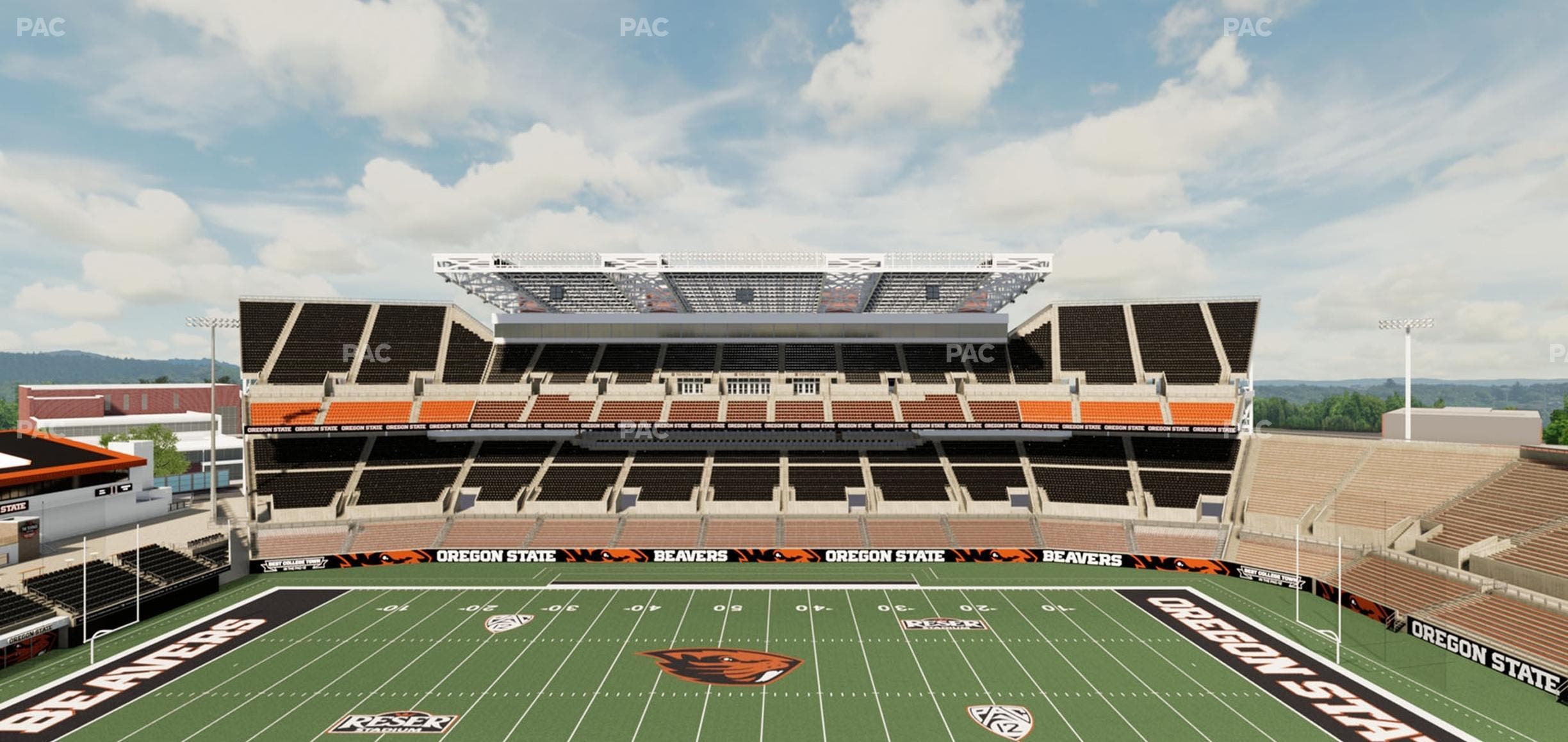 Reser Stadium - Section 332 Seat View