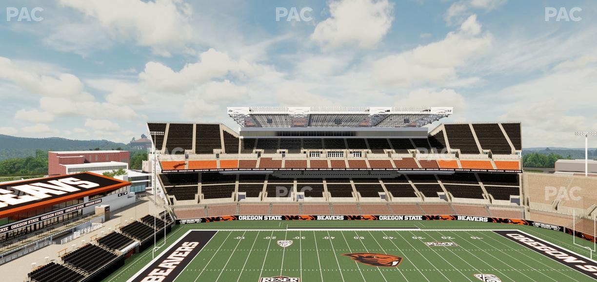 Reser Stadium - Section 333 Seat View