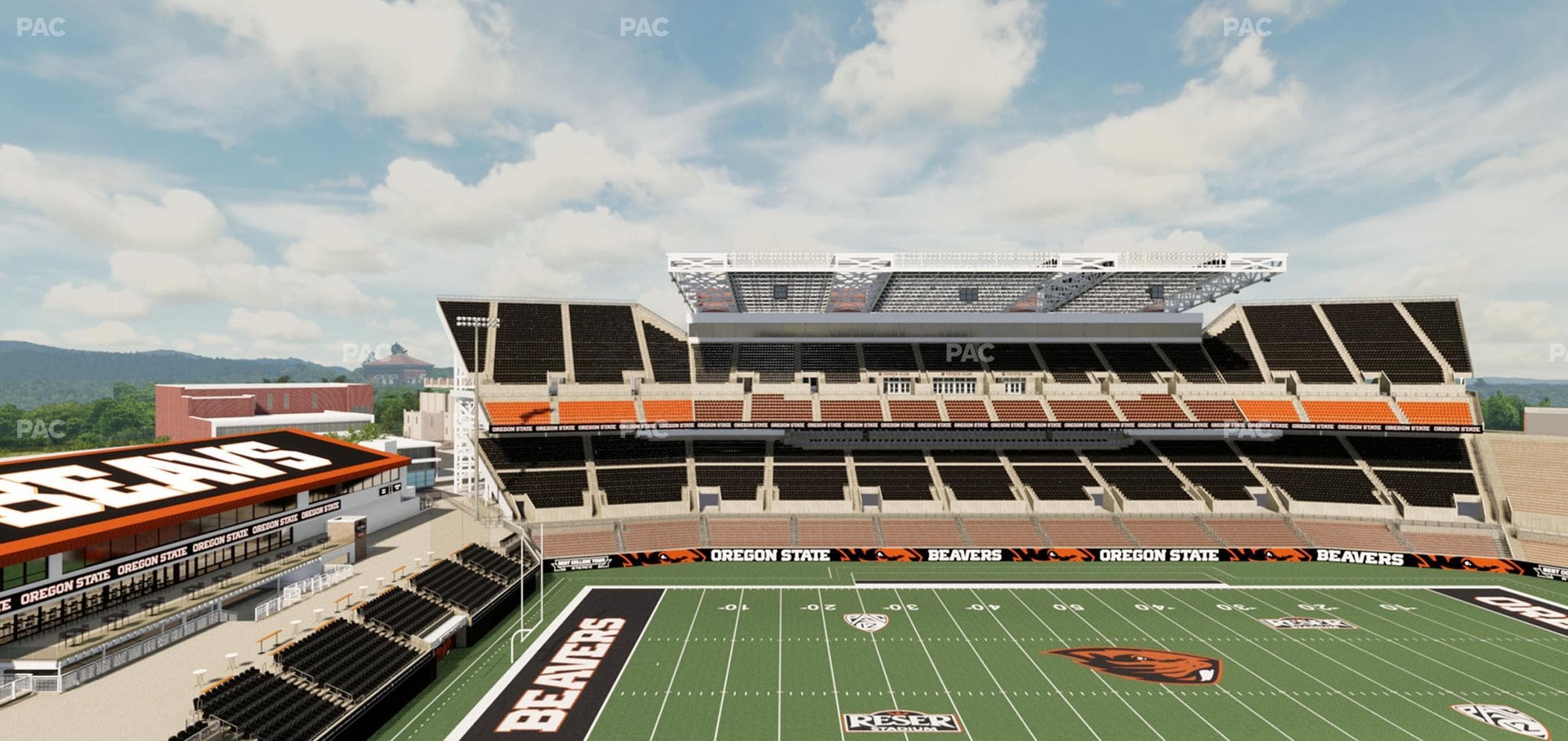 Reser Stadium - Section 335 Seat View