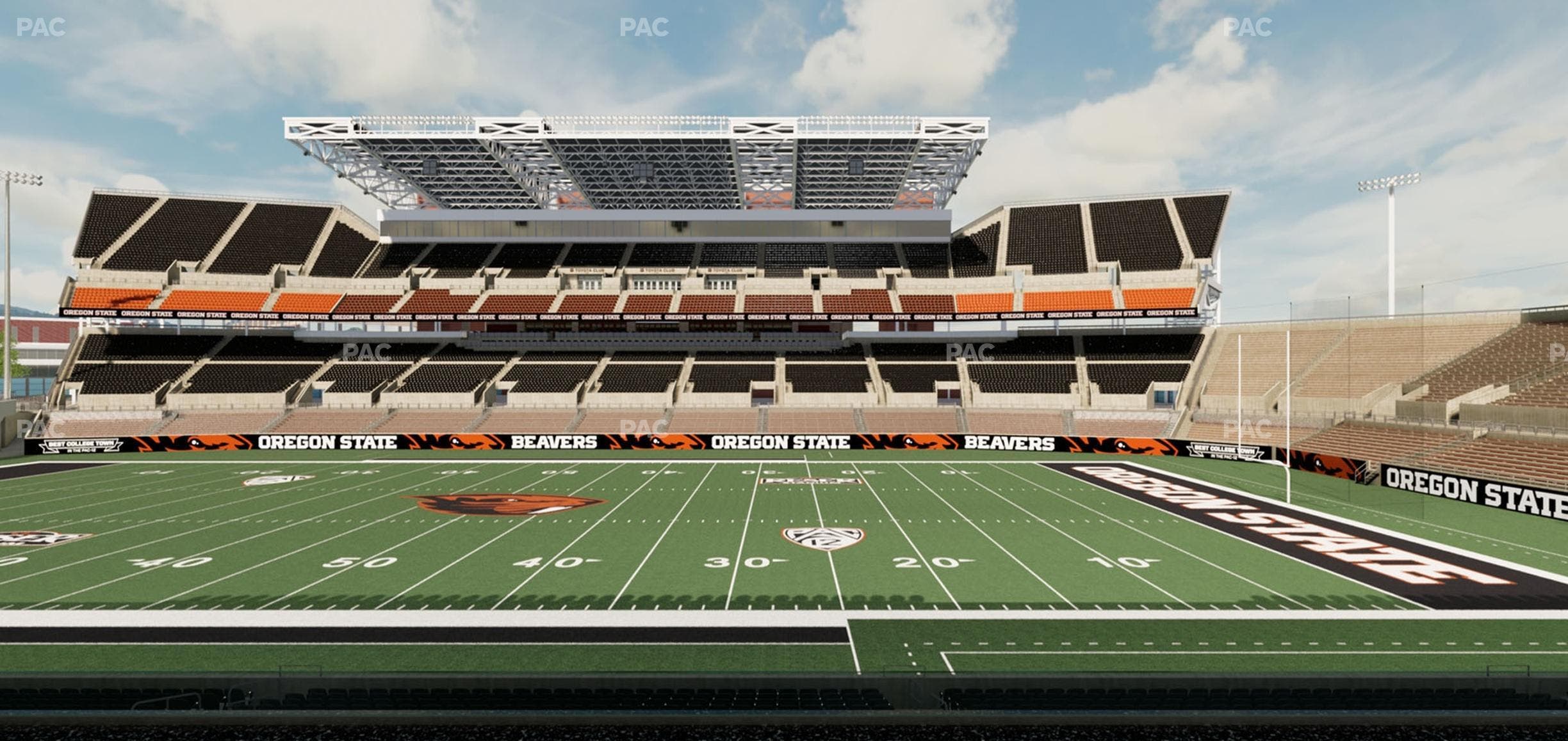 Reser Stadium - Section Box 4 Seat View