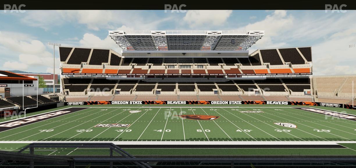 Reser Stadium - Section Founders Club Seat View