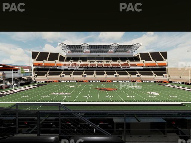 Reser Stadium - Section Founders Club Seat View