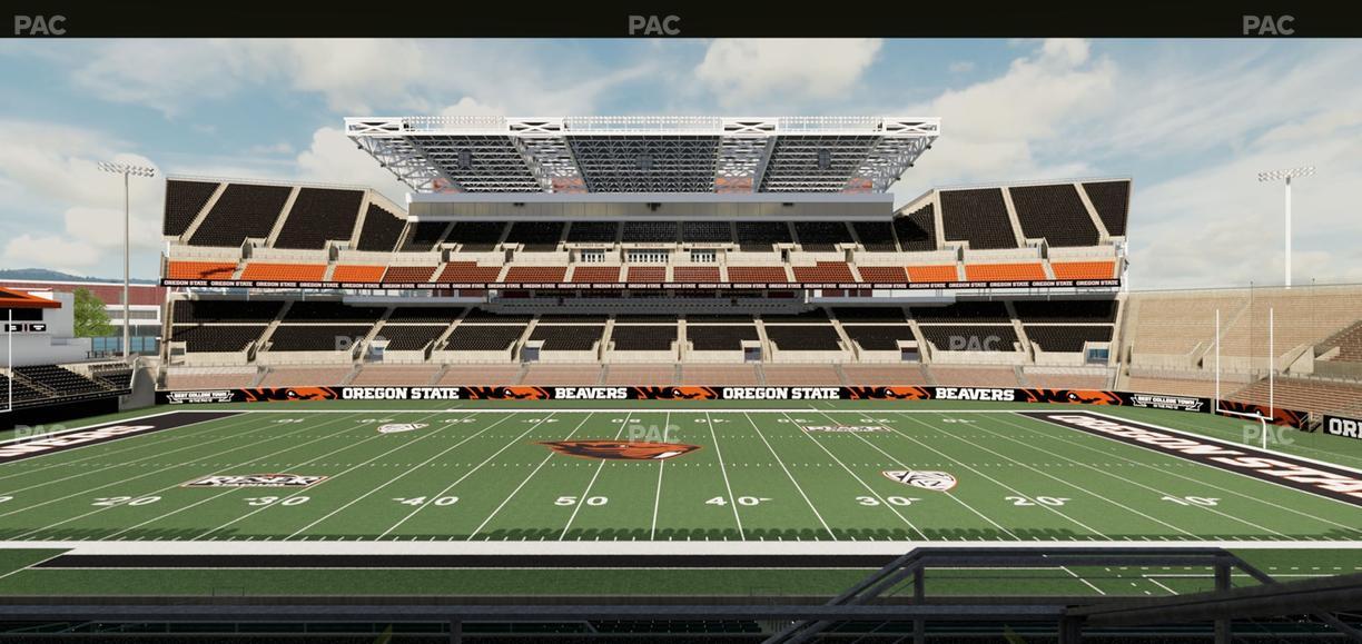 Reser Stadium - Section Founders Club Seat View