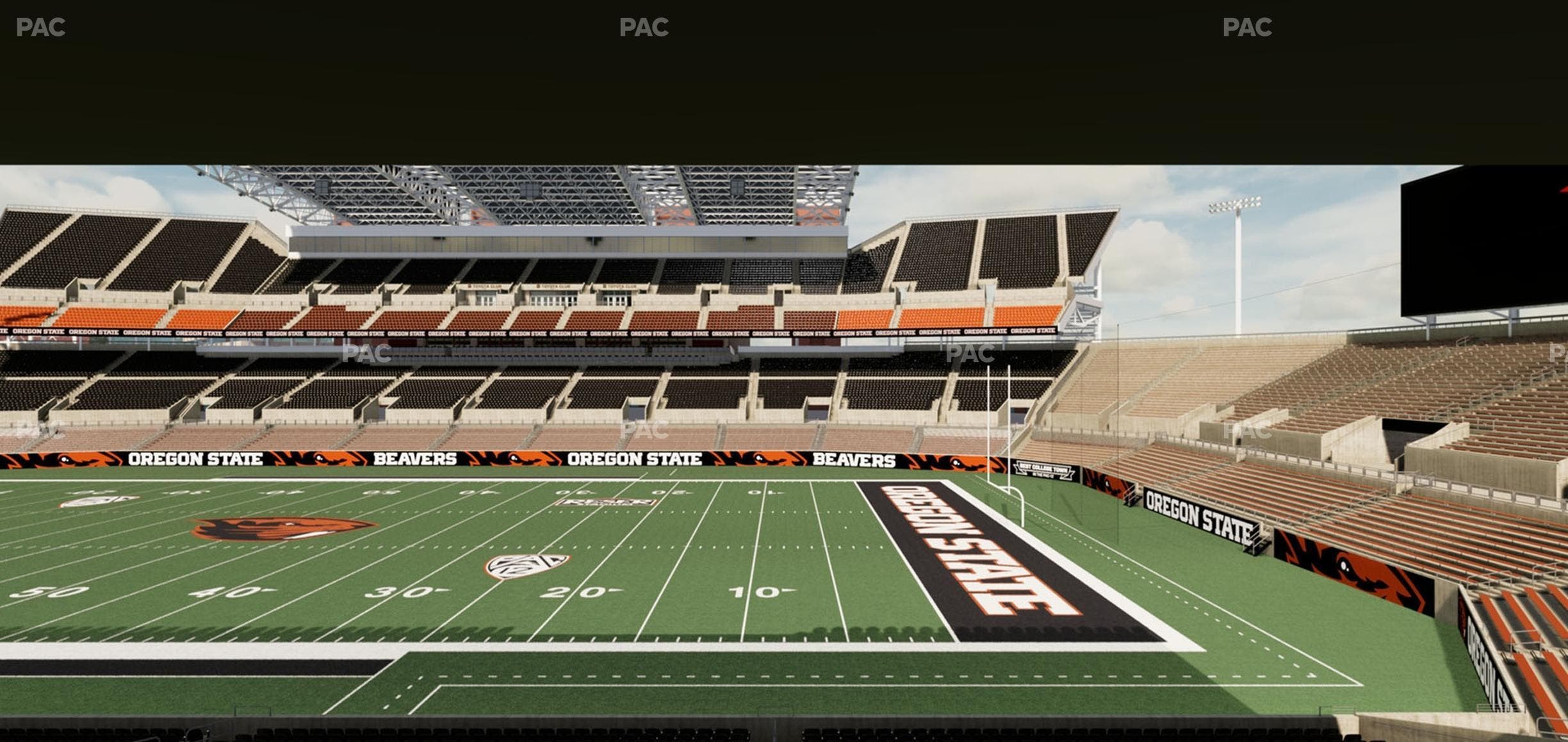 Reser Stadium - Section West Club 1 Seat View