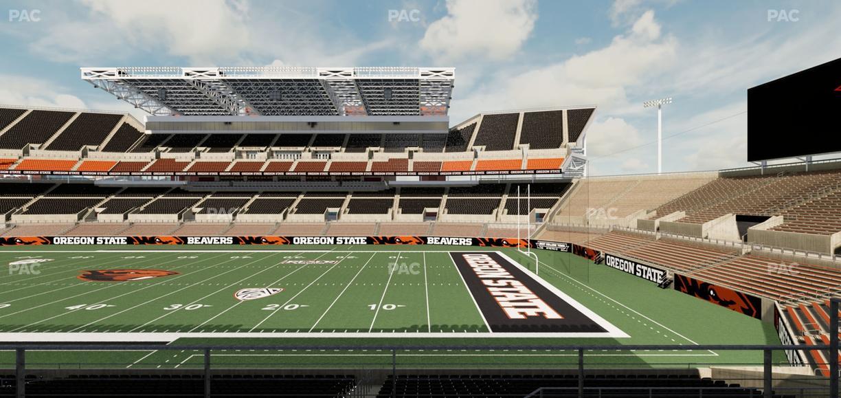 Reser Stadium - Section West Club 1 Seat View