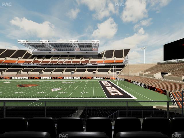 Reser Stadium - Section West Club 1 Seat View