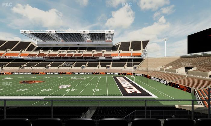 Reser Stadium - Section West Club 1 Seat View