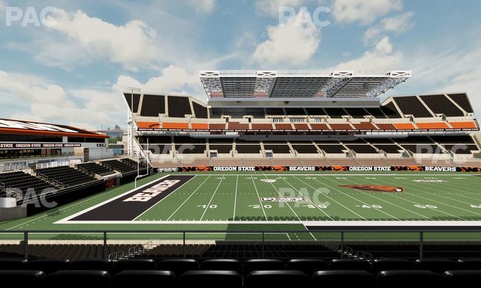 Reser Stadium - Section West Club 4 Seat View