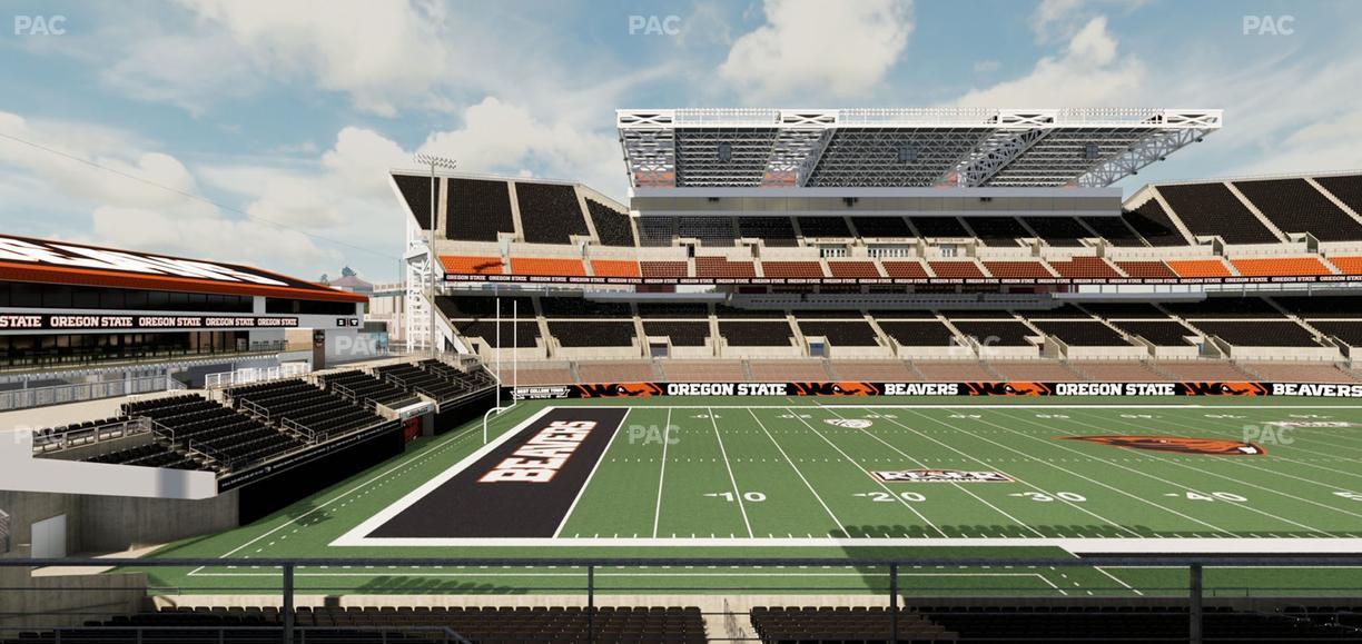 Reser Stadium - Section West Club 5 Seat View