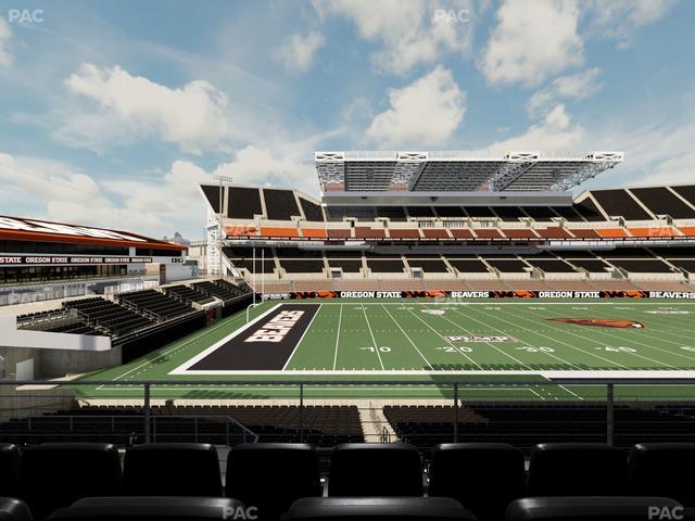 Reser Stadium - Section West Club 5 Seat View