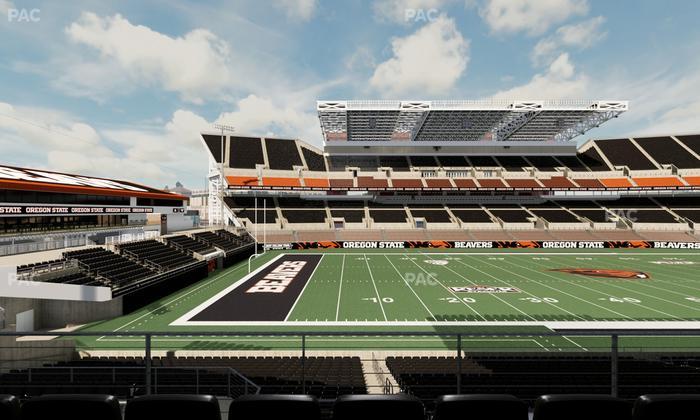Reser Stadium - Section West Club 5 Seat View