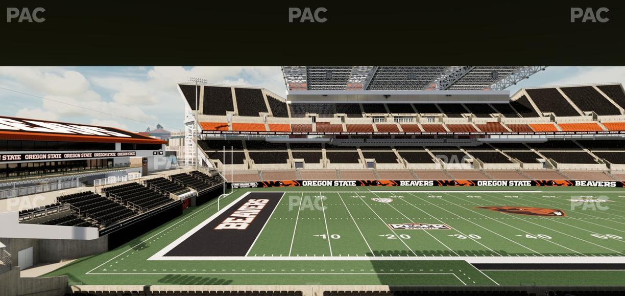 Reser Stadium - Section West Club 5 Seat View