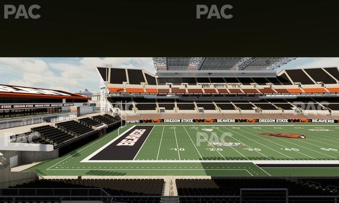 Reser Stadium - Section West Club 5 Seat View