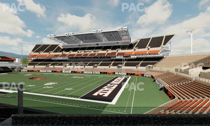 Reser Stadium - Section West Loge 1 Seat View
