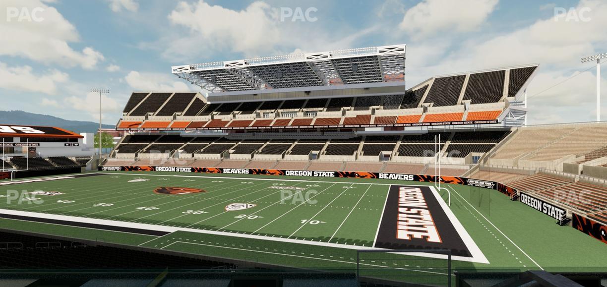 Reser Stadium - Section West Loge 17 Seat View