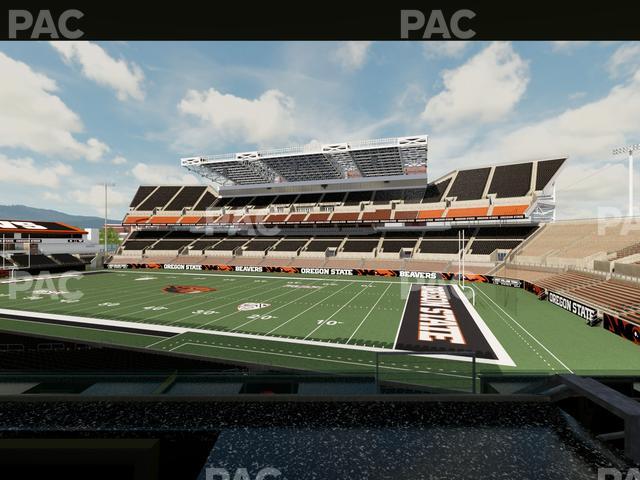 Reser Stadium - Section West Loge 17 Seat View