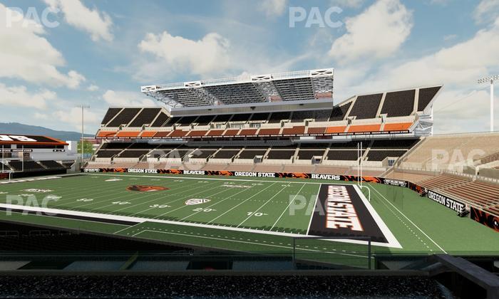 Reser Stadium - Section West Loge 17 Seat View
