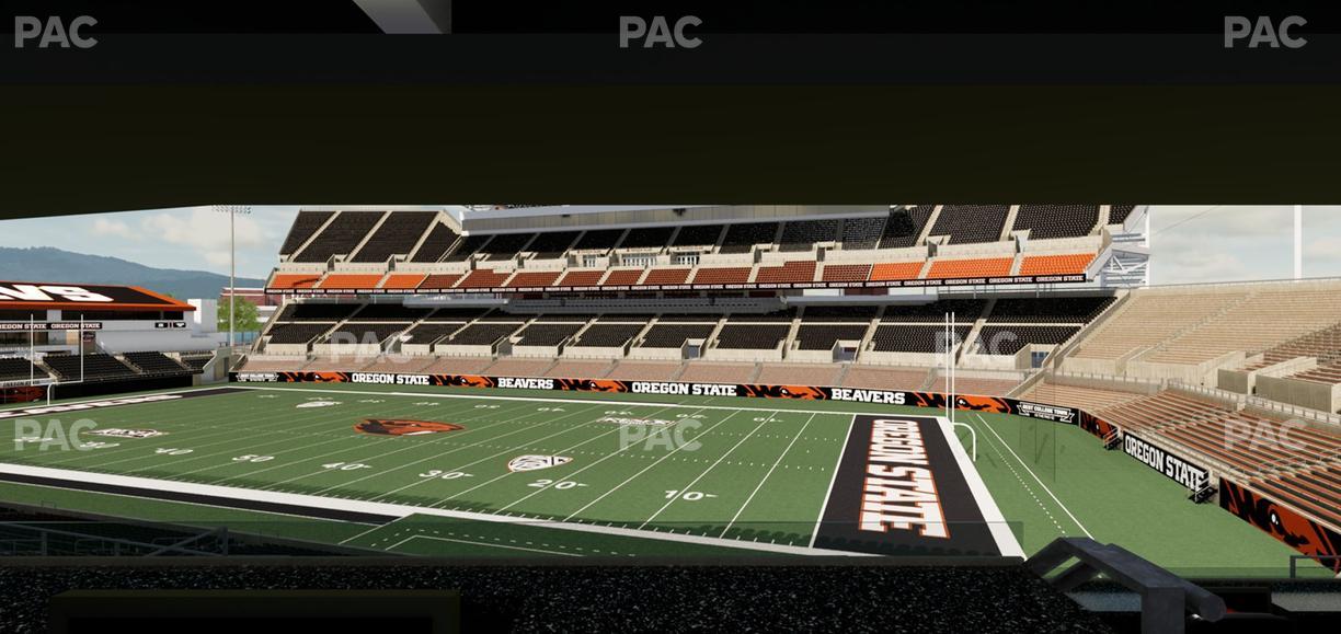 Reser Stadium - Section West Loge 18 Seat View